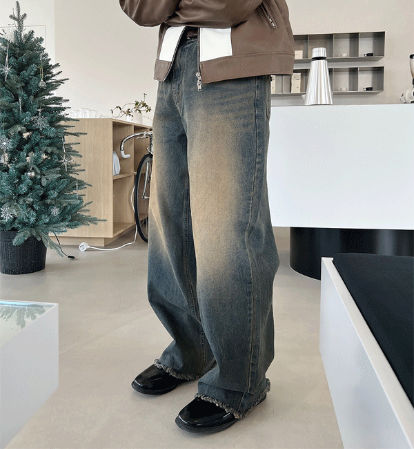 Bebob long cutting denim (1color)