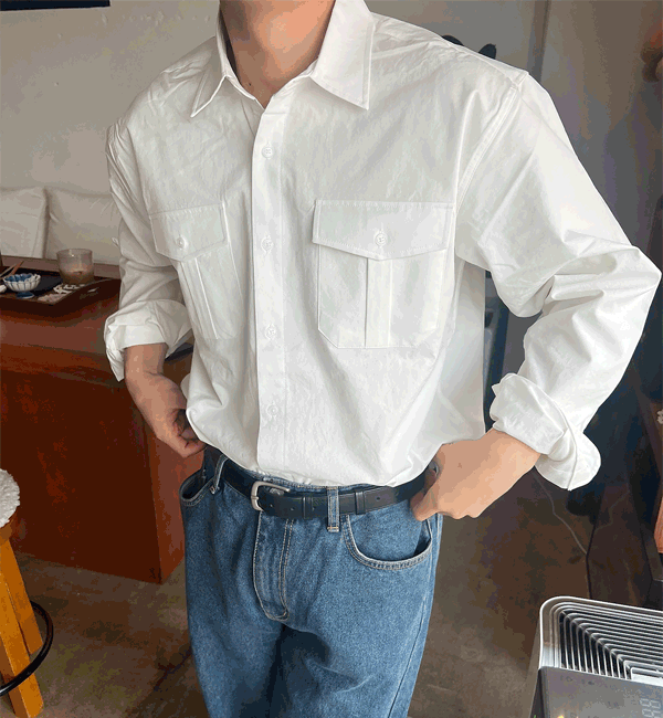 Lander two pocket shirts (3color)