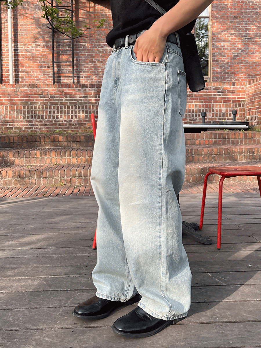 Soft tin washing denim (1color)