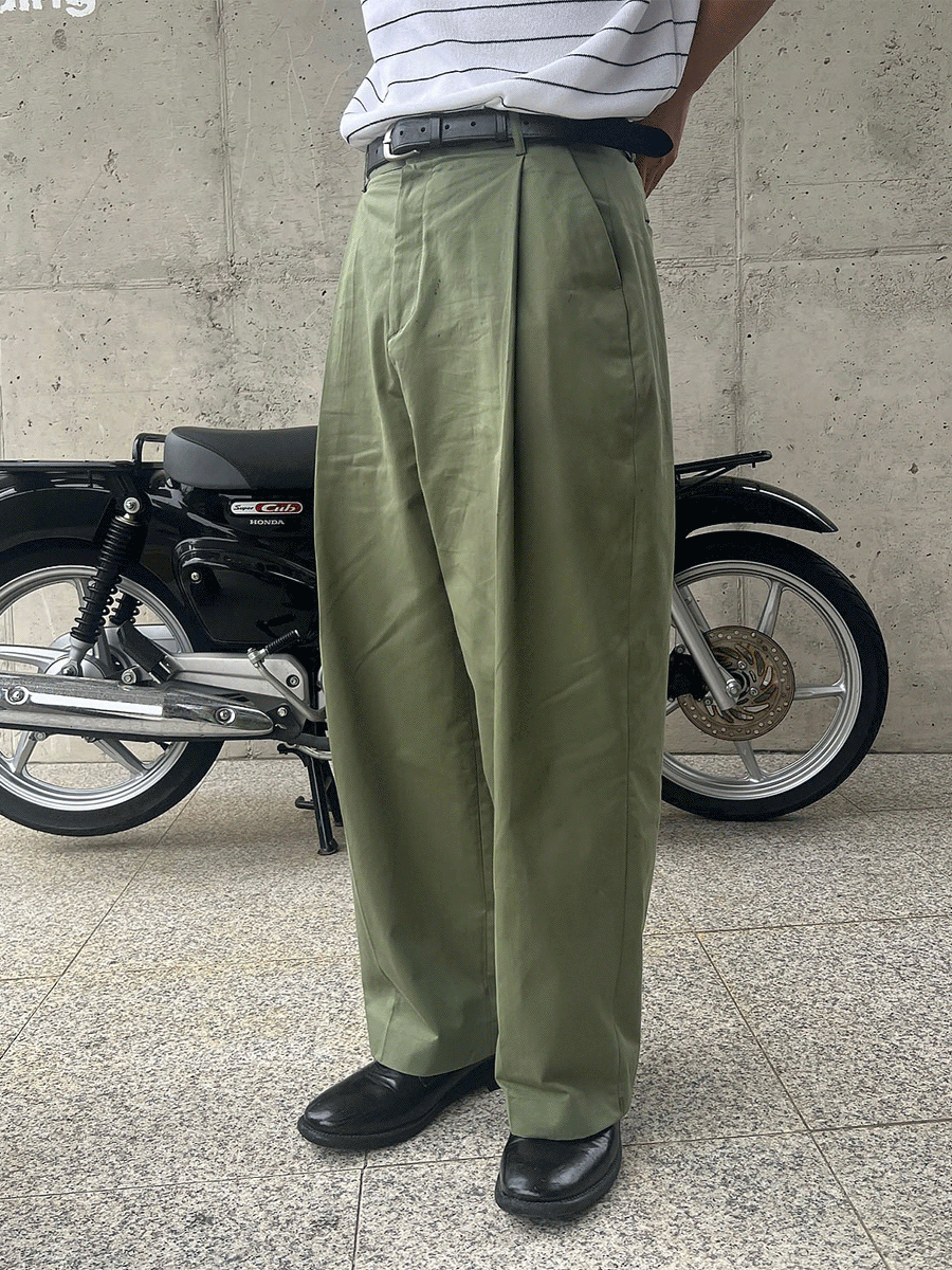 Rito wide chino pants (4color)