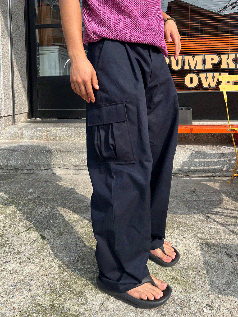 [ 베이직 / 추천 ] Brin cotton cargo pants (2color)
