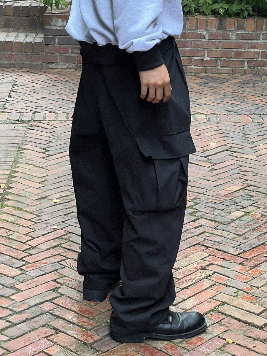 [ cargo ver. ] Moz cotton balloon cargo pants (2color)