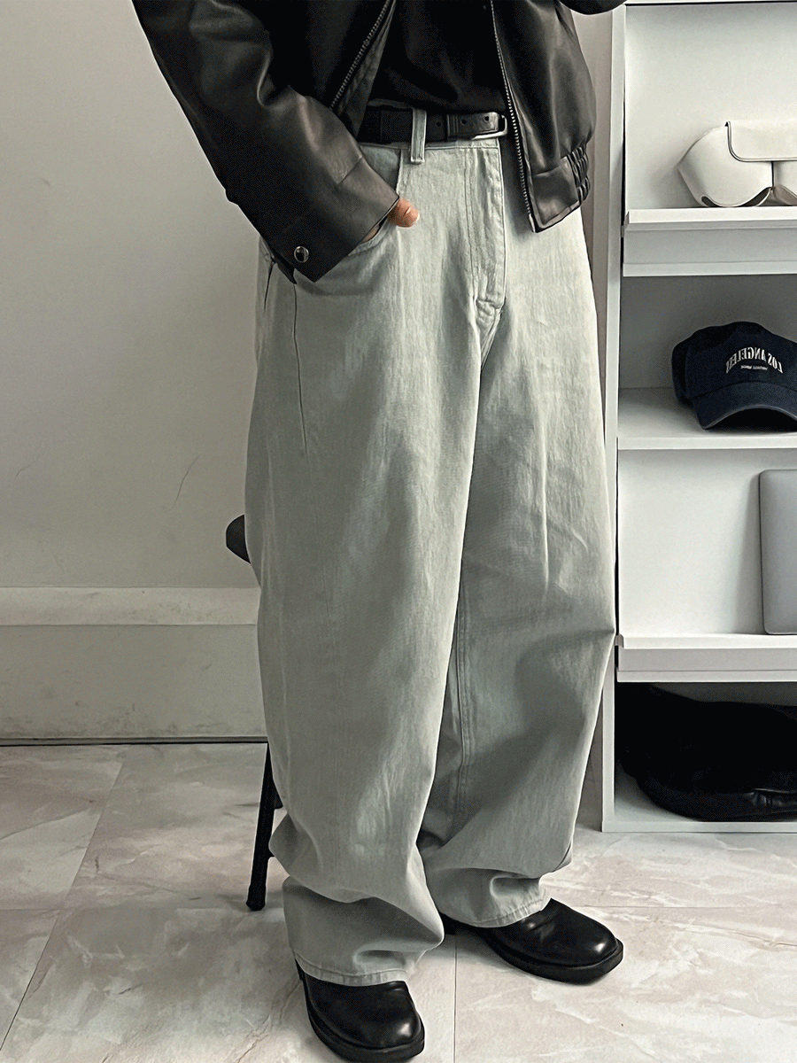 Owen back pocket denim (3color)