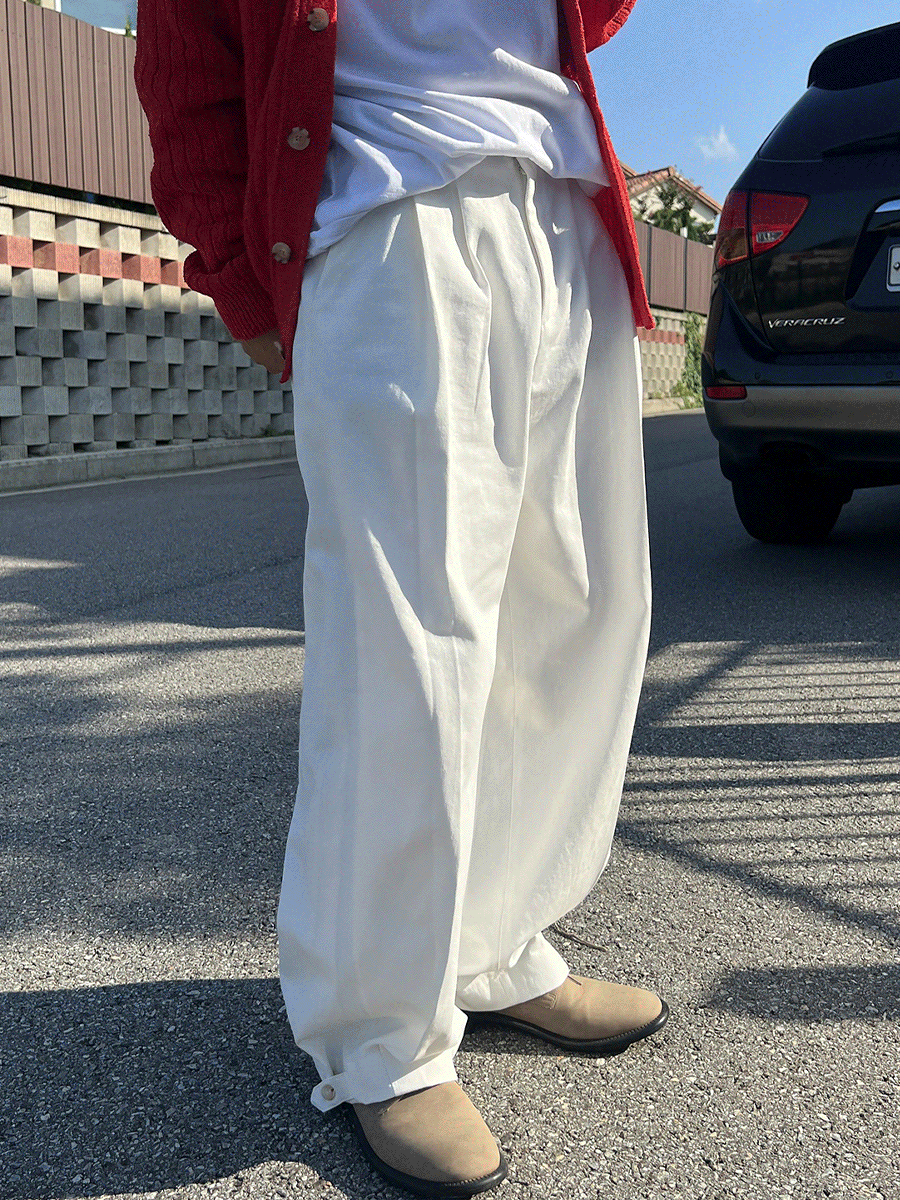 [아슬라추천] Rad bizo wide cotton pants (4color)
