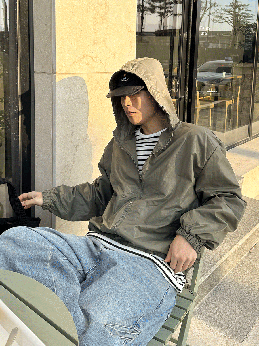 [글로시/아슬라추천] Logan glossy windbreaker (4color)
