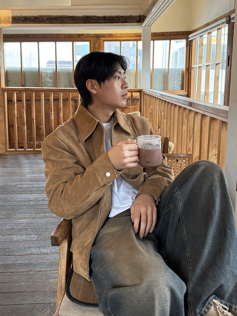 [아슬라추천/하이퀄리티] Bant lined suede jacket (2color)