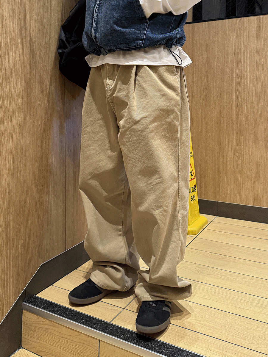 [당일발송] Nova stitch cotton pants (3color)