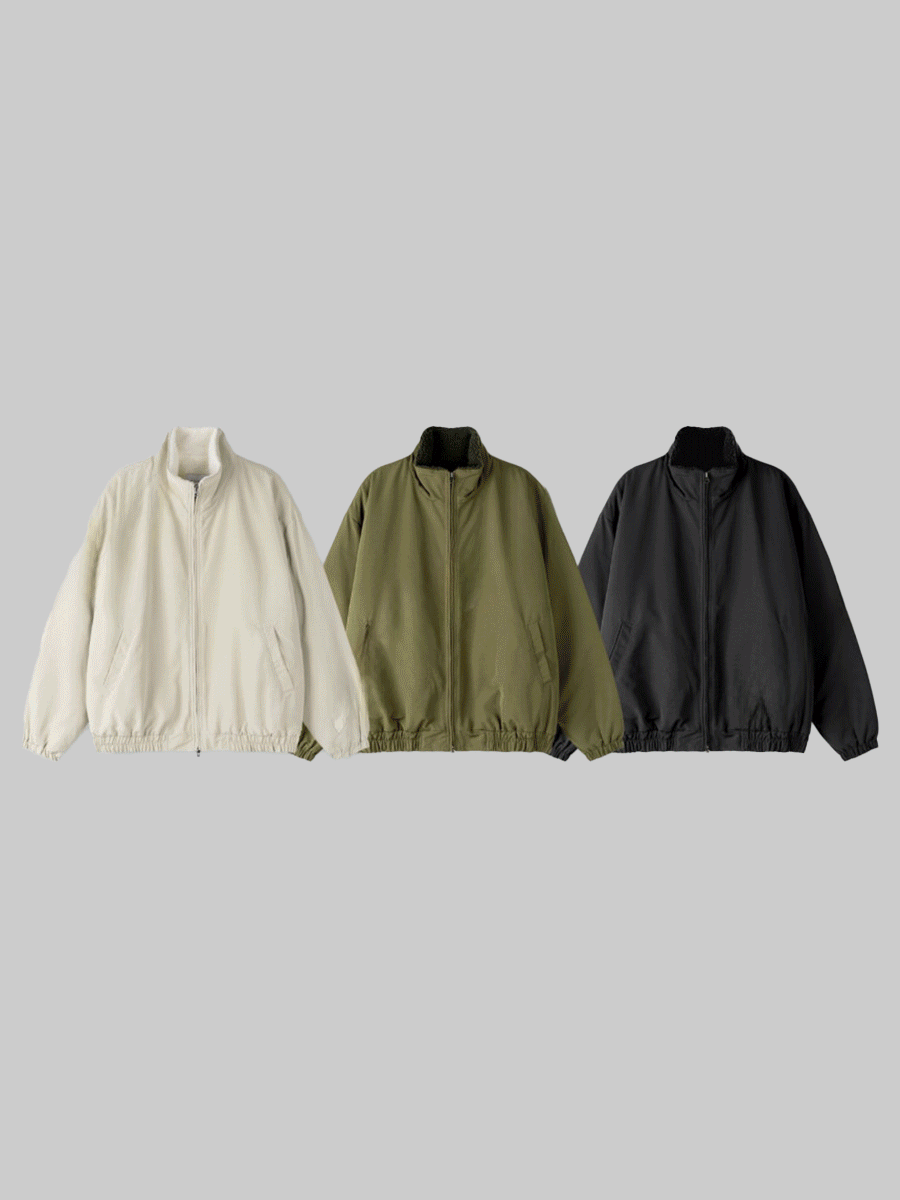 [기획] 프란 하이넥 덤블 봄버 점퍼 (3color)