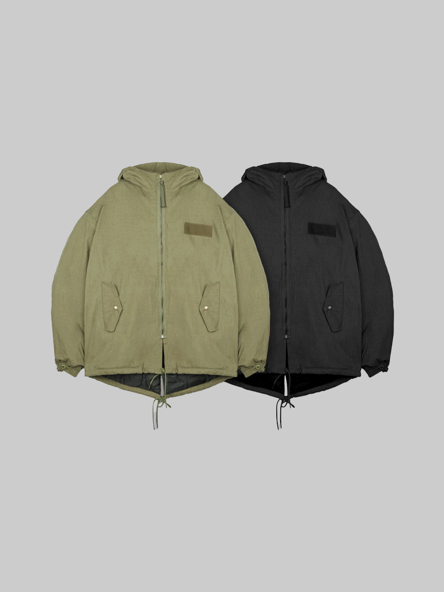 [In Fukuoka / 6온스] 루드 밀스펙 야상 패딩 점퍼 (2color)