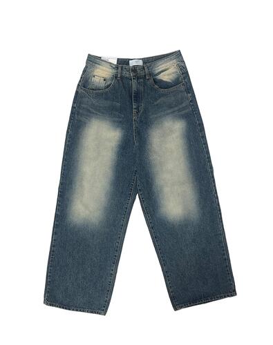Tin point wide washing denim (1color)