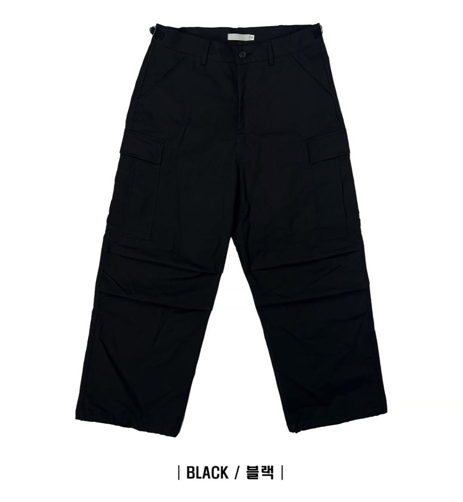 Mile military cargo pants (3color)