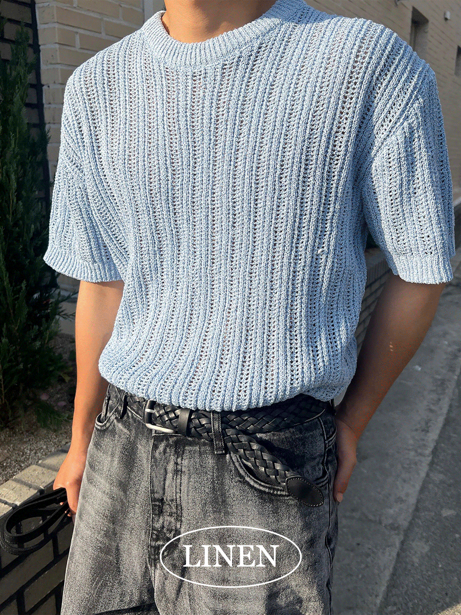 [기획][Linen] Kelly ice boucle knit (10color)