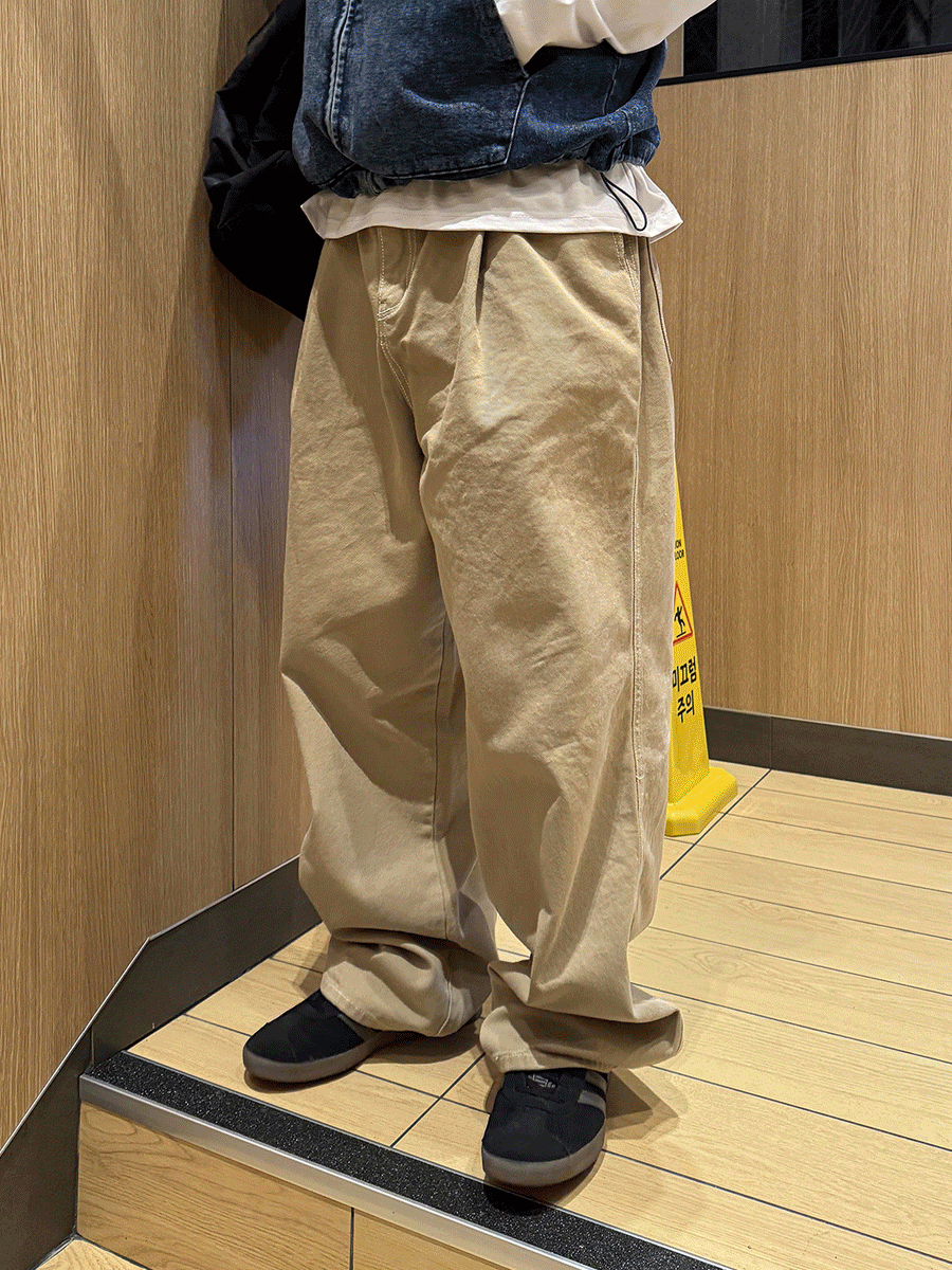 [데일리/모델소장] Nova stitch cotton pants (3color)