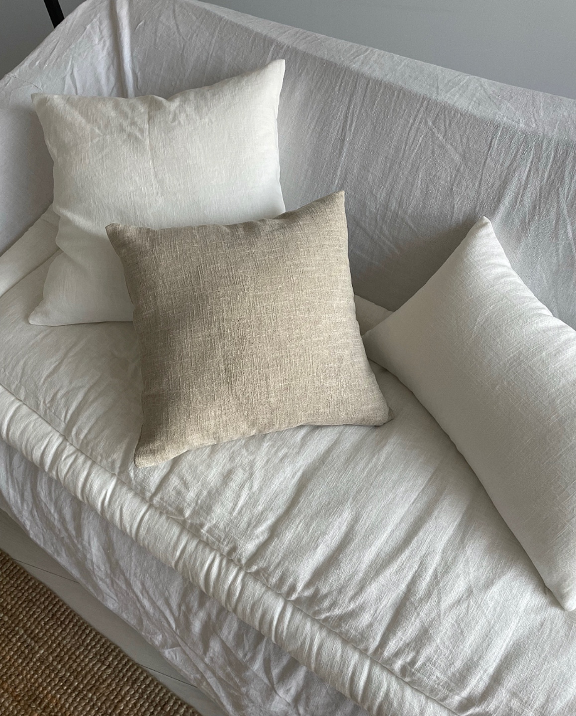 Basis linen cushion cover