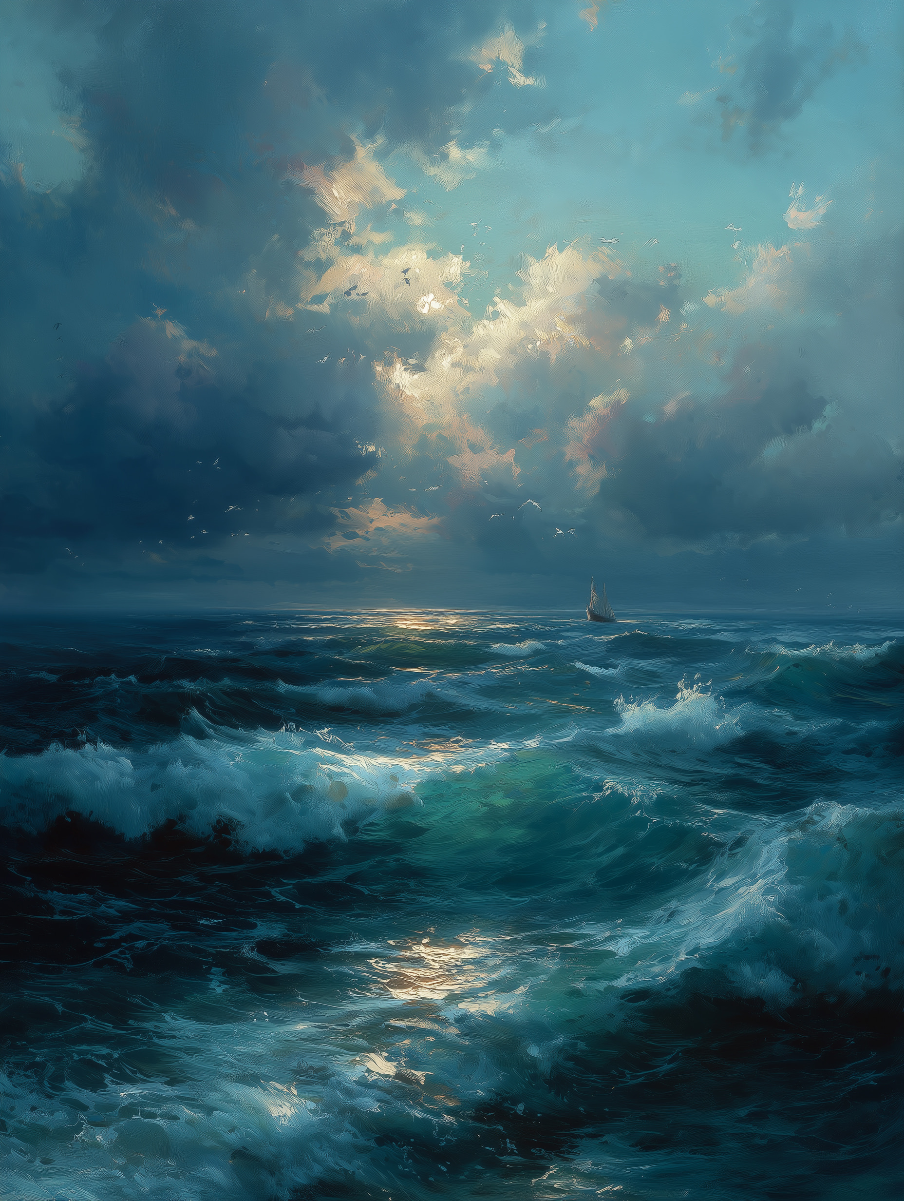 スタイル - 水彩画風 - mono100