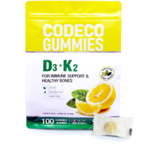 코데코 구미 비타민 D3K2 100개 CODECO GUMMIES- D3 + K2
