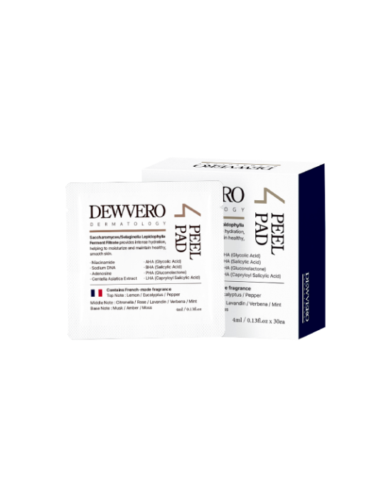 Dewvero 4 Peel Pad 1Box (30ea) - Beauté d'Ayami