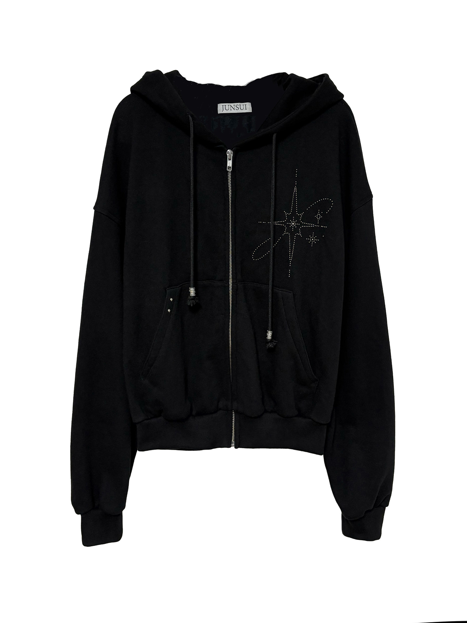 ORIGIN ENT06 Hotfix Zip-up Hoodie Black - JUNSUI