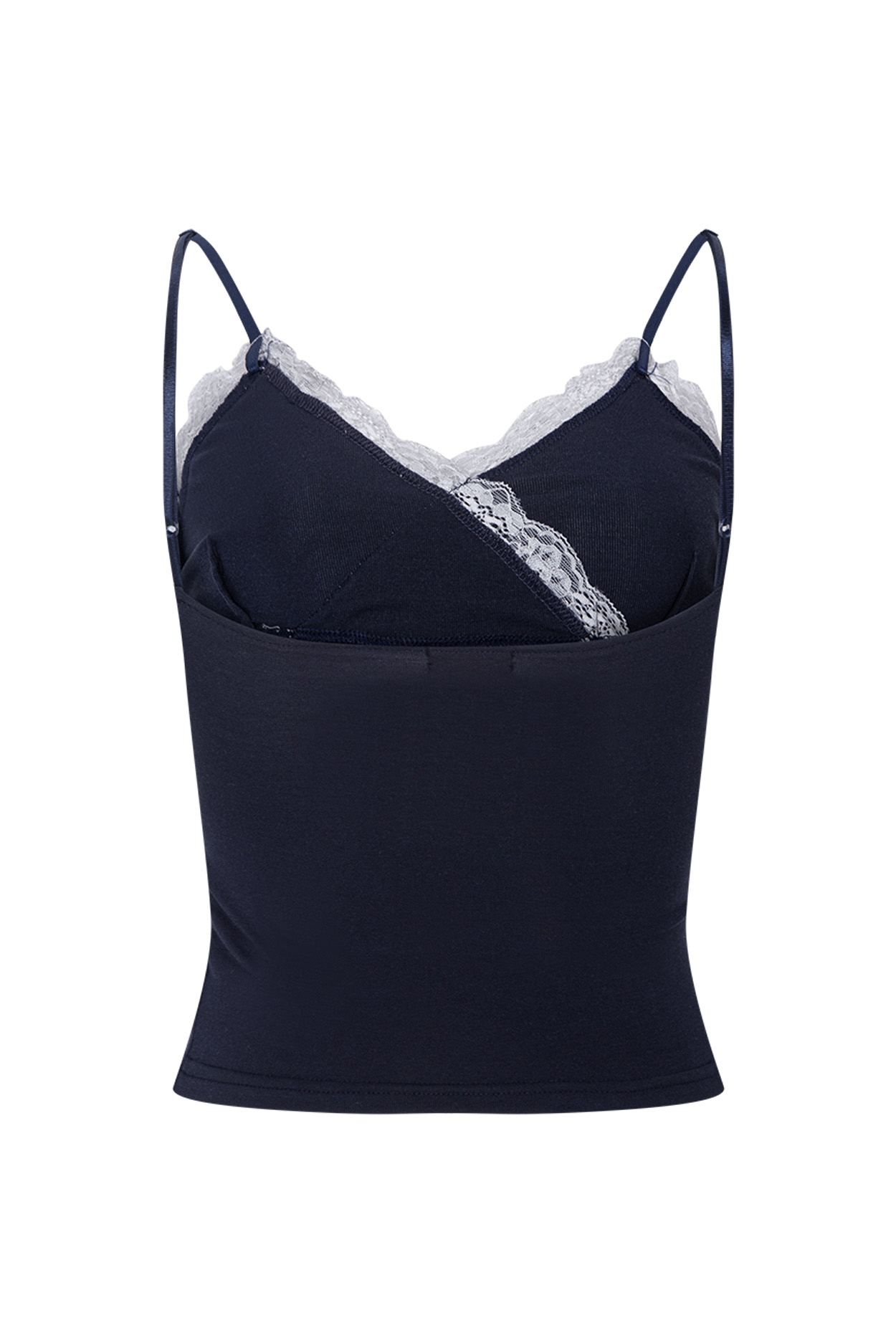 PLEASENOFOLLOW FLORA LACE SLEEVELESS TOP - 9 COLORS NAVY