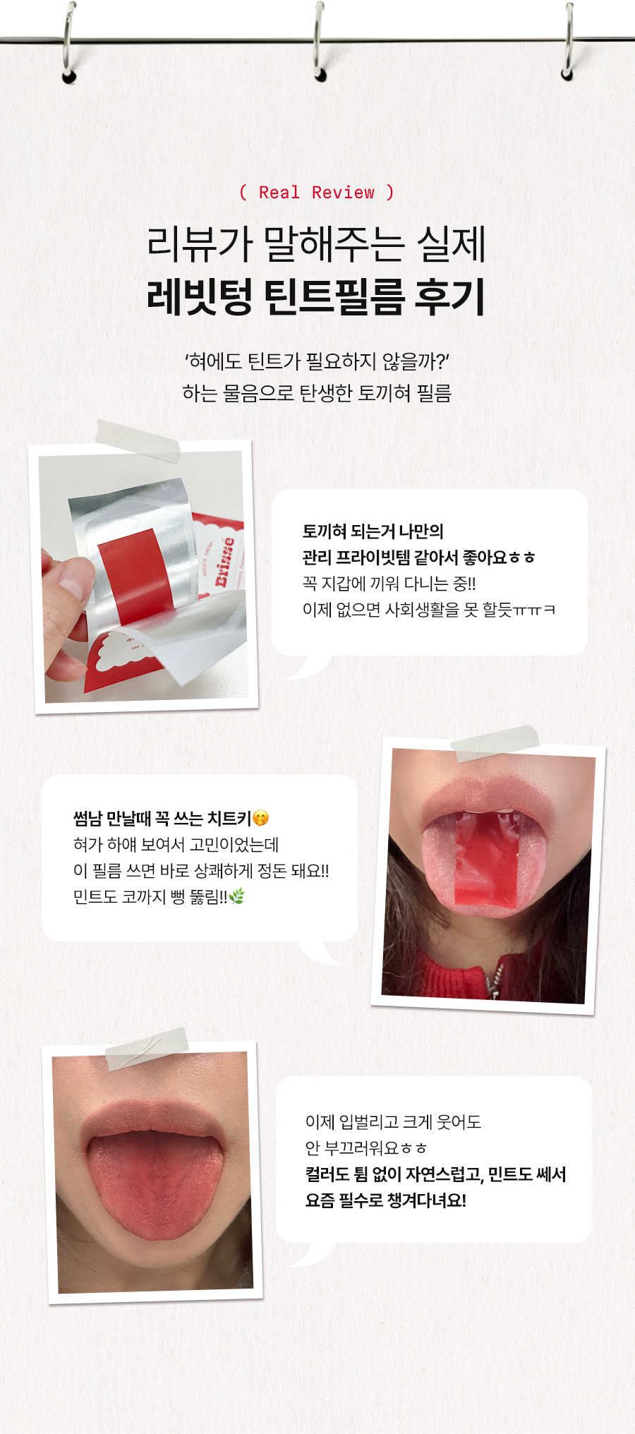 레빗텅 틴트 필름 시그니처 민트
