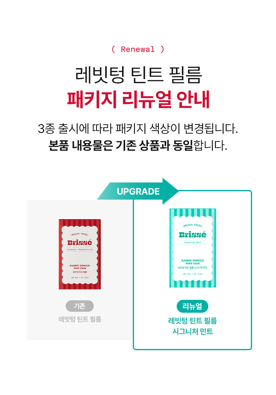 레빗텅 틴트 필름 시그니처 민트