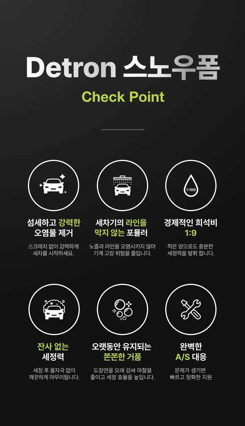 디트론 스노우폼 상세이미지 4