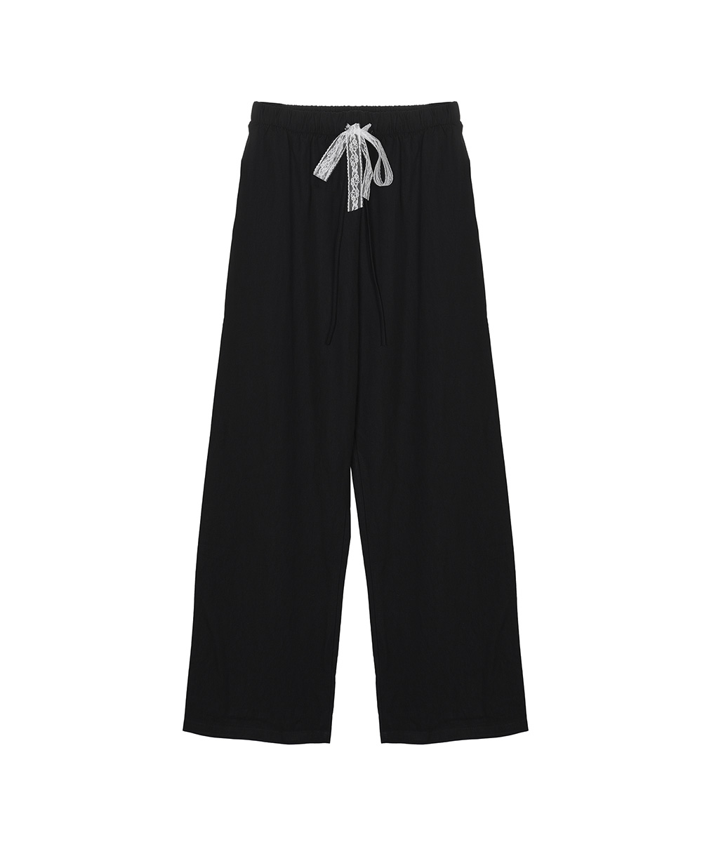 COLIT RACE STRING PANTS [BLACK] - GRAIN DE BEAUTE