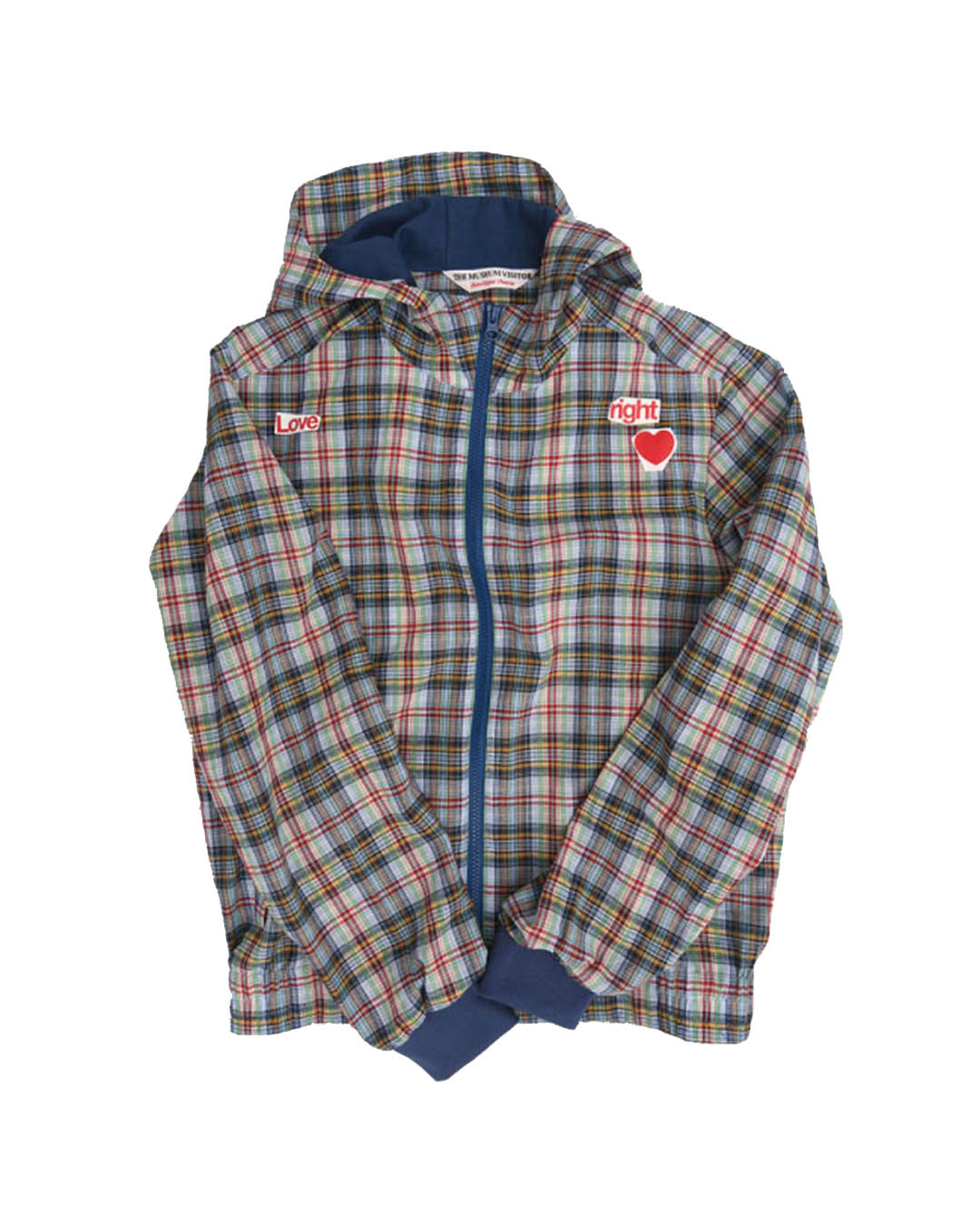 themuseumvisitor LOVE CHECK JACKET チェック LOVE CHECK JACKET (MULTI) - 더 뮤지엄 비지터