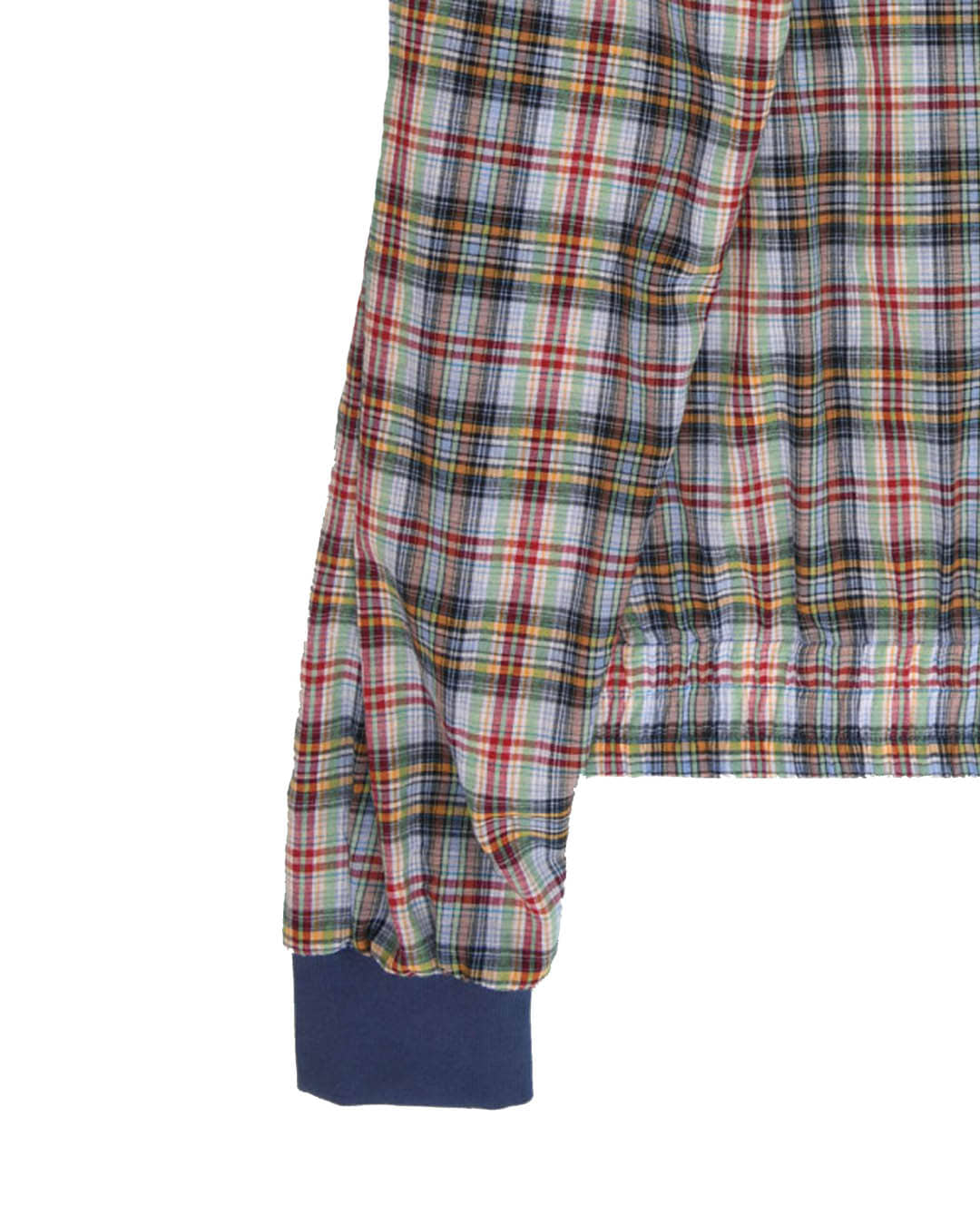 LOVE CHECK JACKET (MULTI) - 더 뮤지엄 비지터