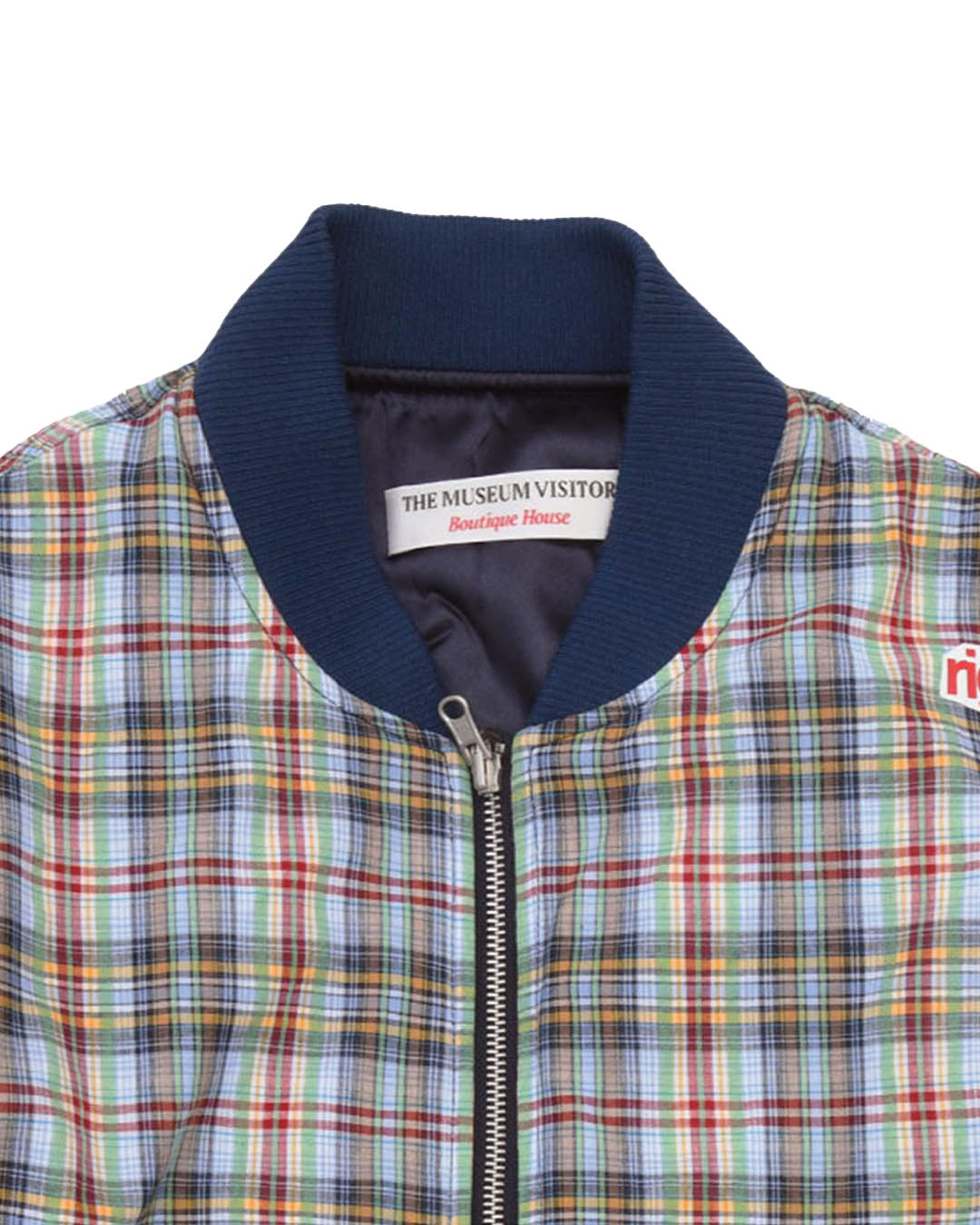 LOVE CHECK MA-1 JACKET (CHECK) | 더 뮤지엄 비지터