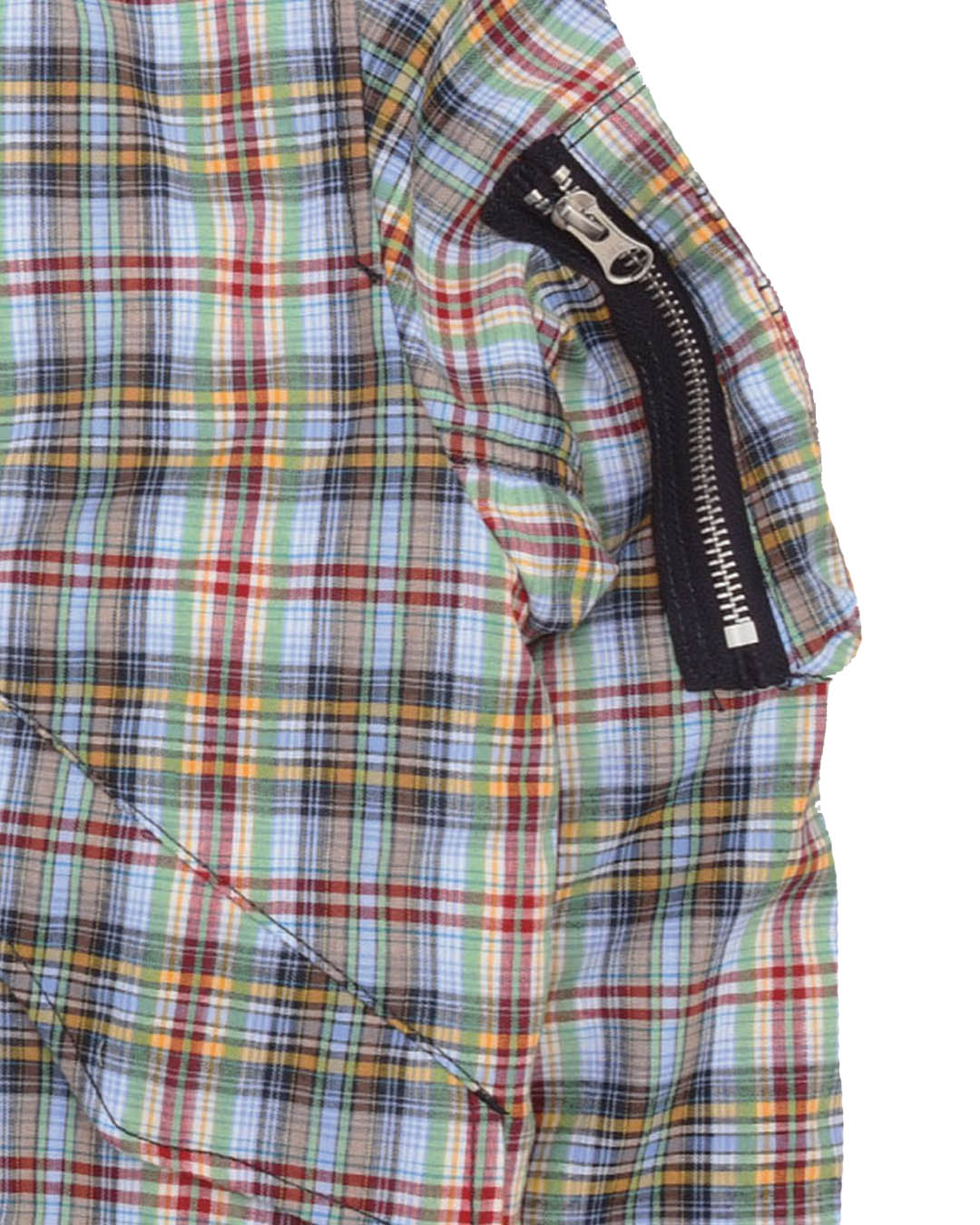 themuseumvisitor LOVE CHECK JACKET チェック LOVE CHECK MA-1 JACKET (CHECK) - 더 뮤지엄 비지터