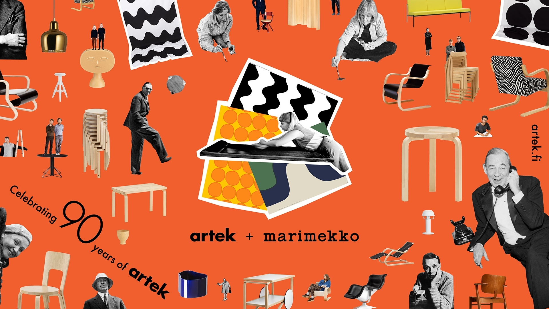 아르텍 Artek Bench 153B Kivet Marimekko Limited 벤치 의자 - 체어갤러리