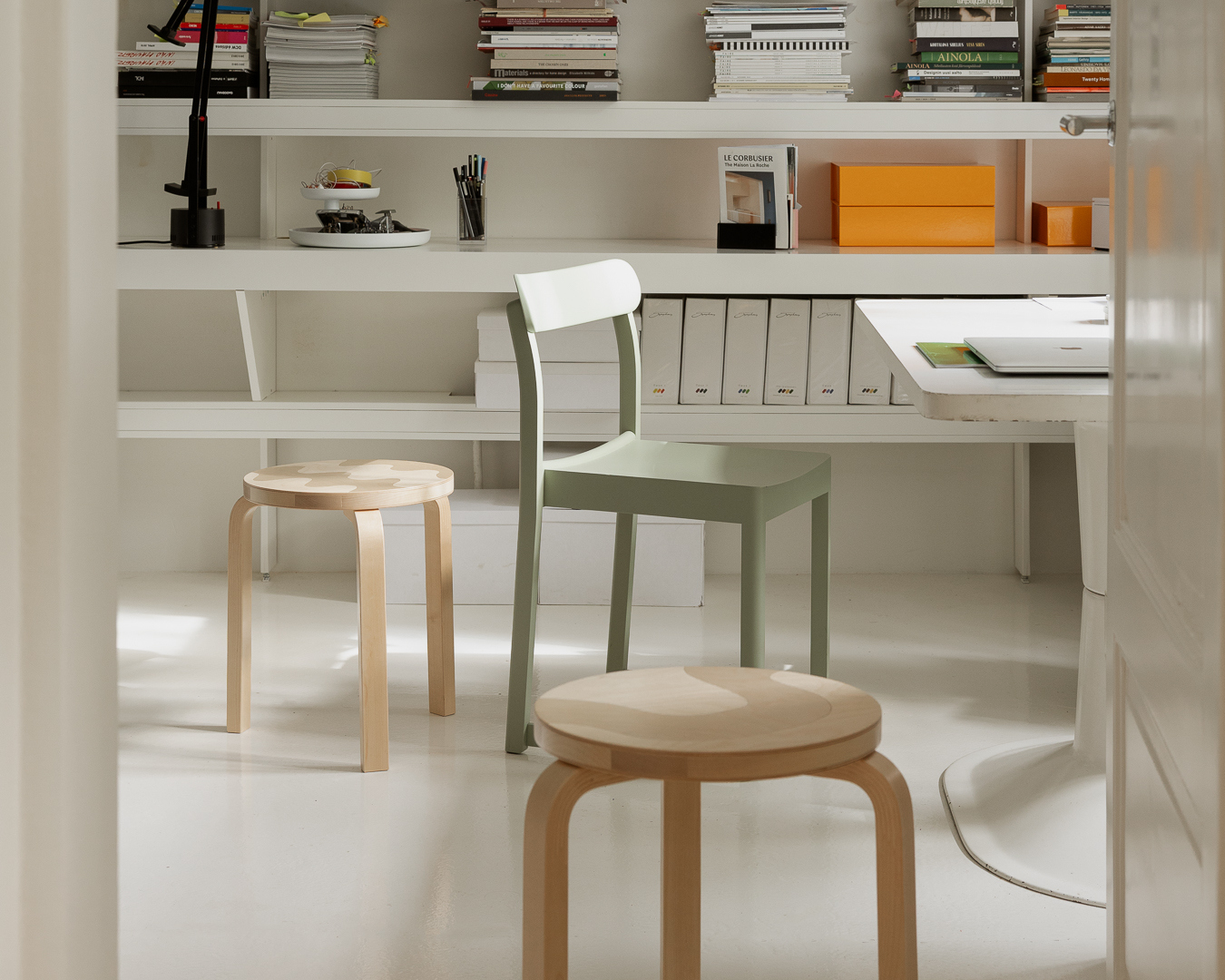 아르텍 Artek Bench 153B Kivet Marimekko Limited 벤치 의자 - 체어갤러리