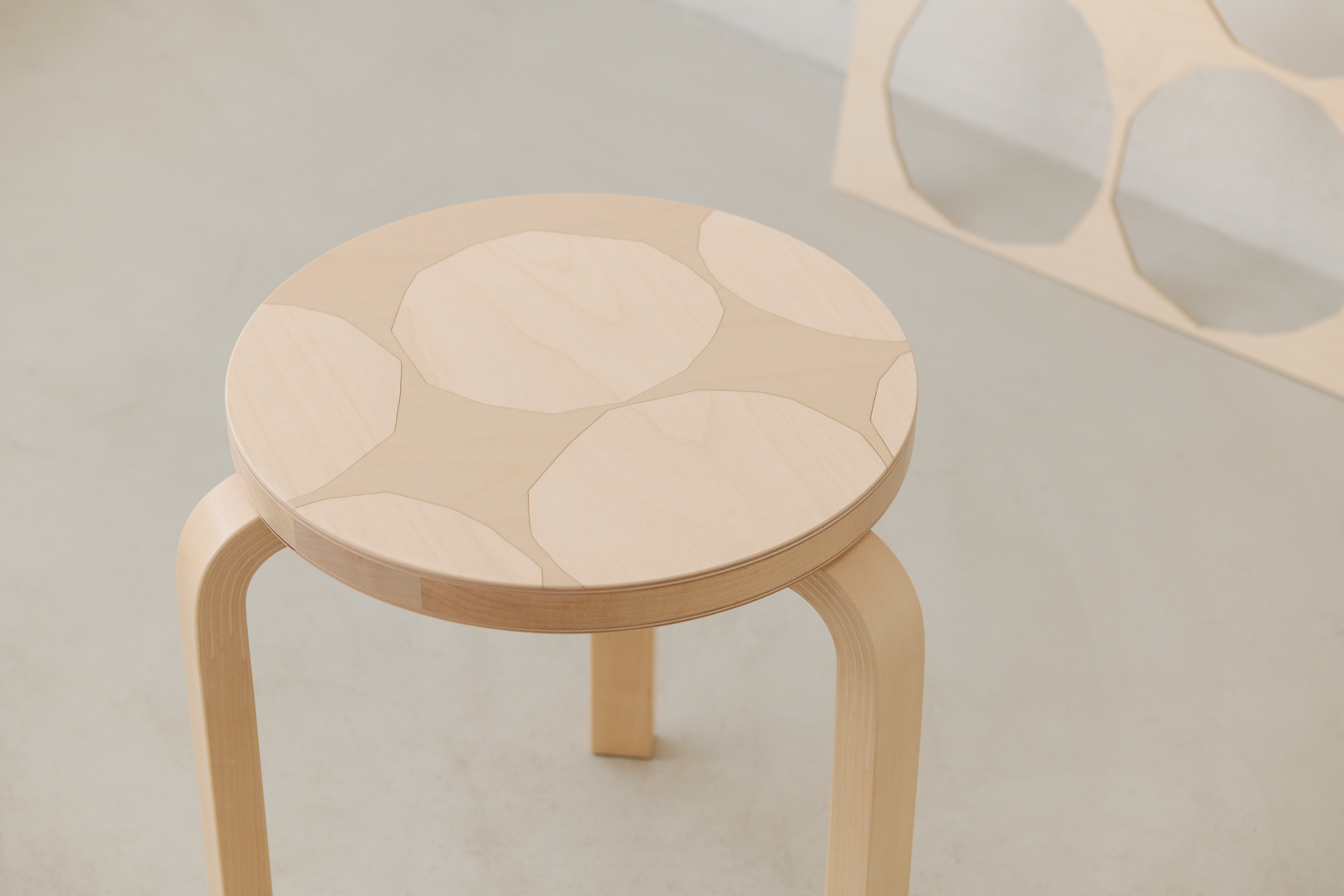 아르텍 Artek Bench 153B Kivet Marimekko Limited 벤치 의자 - 체어갤러리