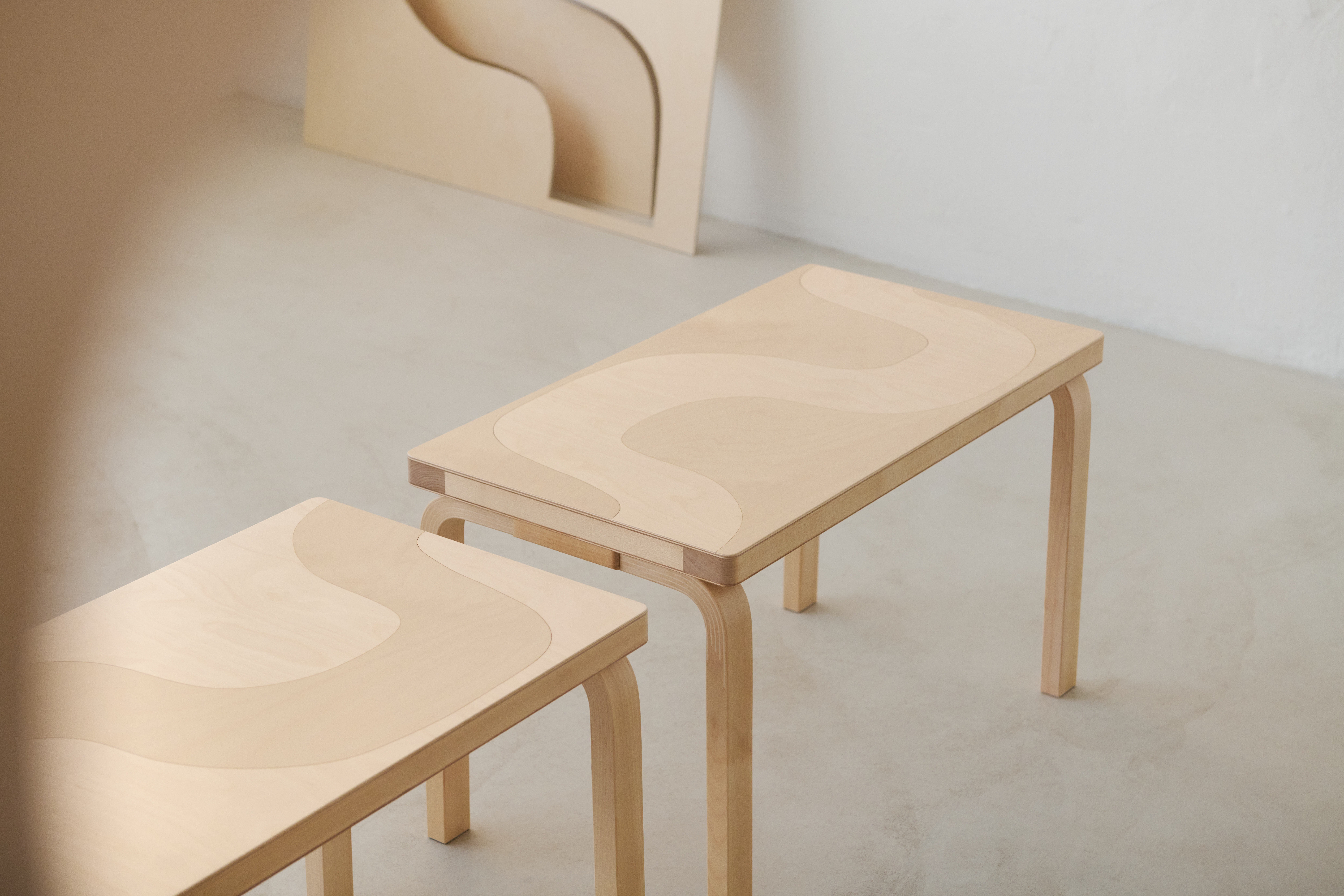 아르텍 Artek Bench 153B Kivet Marimekko Limited 벤치 의자 - 체어갤러리