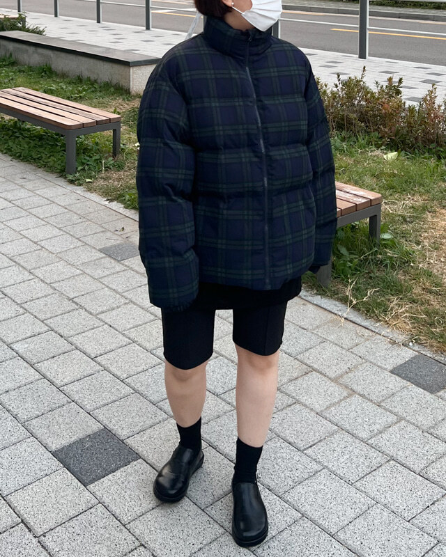 앞줄 바이커 팬츠 ( 블랙 ) 밴딩 폴리 스판 상세 이미지 33