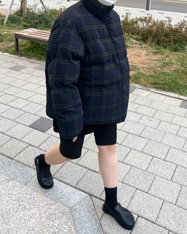 앞줄 바이커 팬츠 ( 블랙 ) 밴딩 폴리 스판 상세 이미지 30