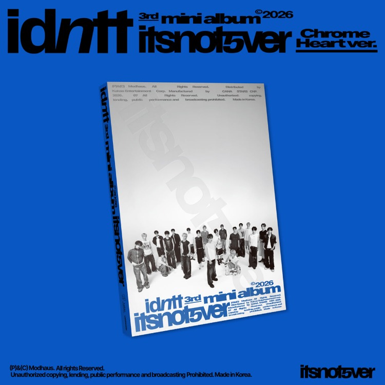 idntt itsnotover showcase 新品未開封 10枚 idntt (아이덴티티) - 미니 3집 [itsnotover] Chrome Heart ver