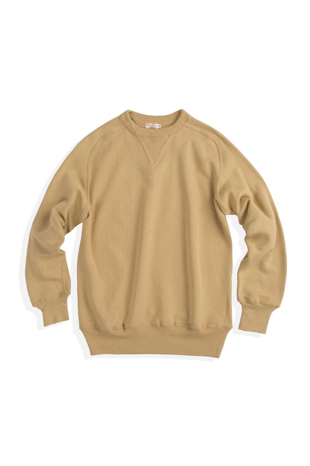 LOT 404 FREEDOM SLEEVE SWEAT PLAIN DARK BEIGE