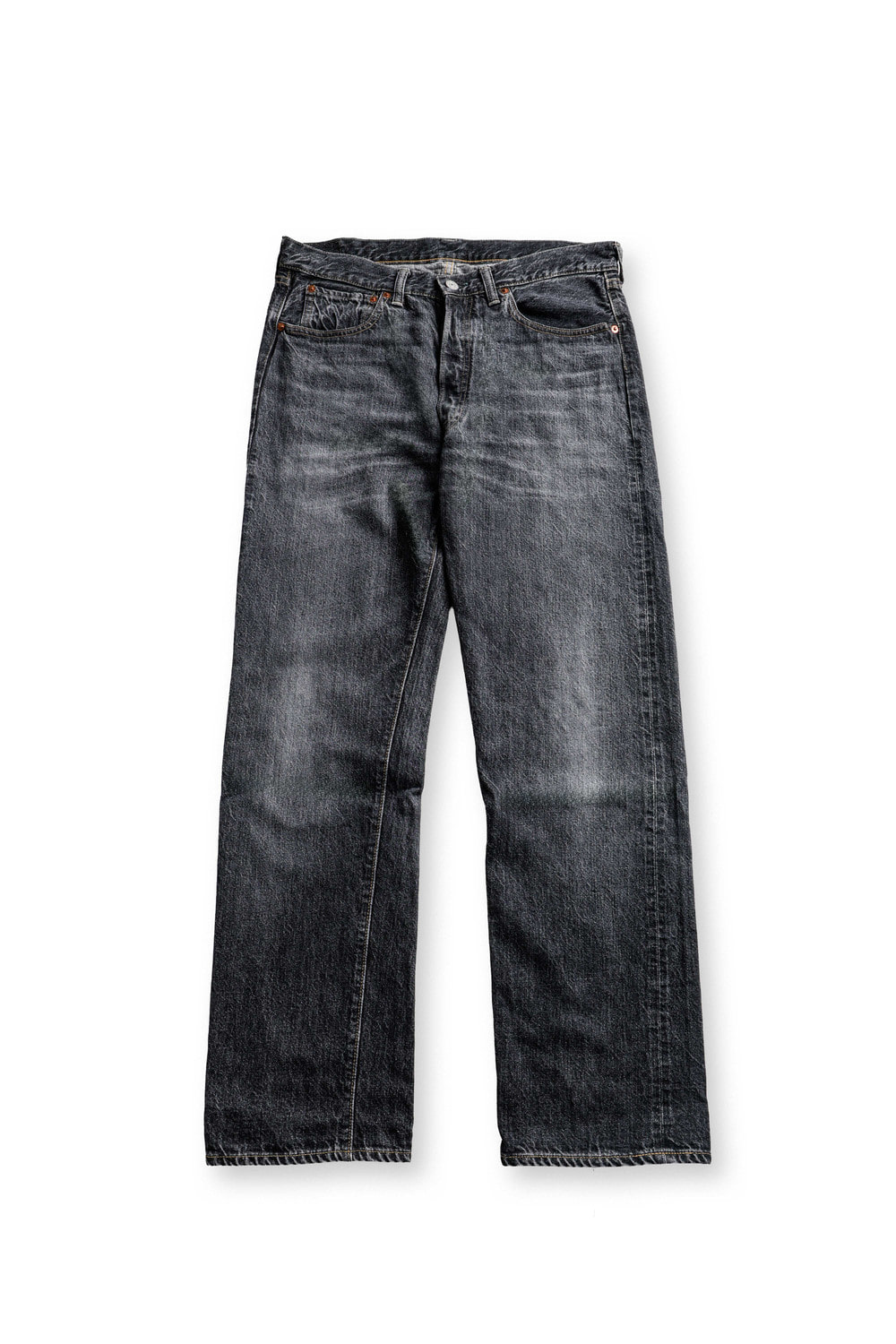 WAREHOUSE&CO. [EXCLUSIVE]Lot 2ND-HAND 1101 USED WASH BLACK