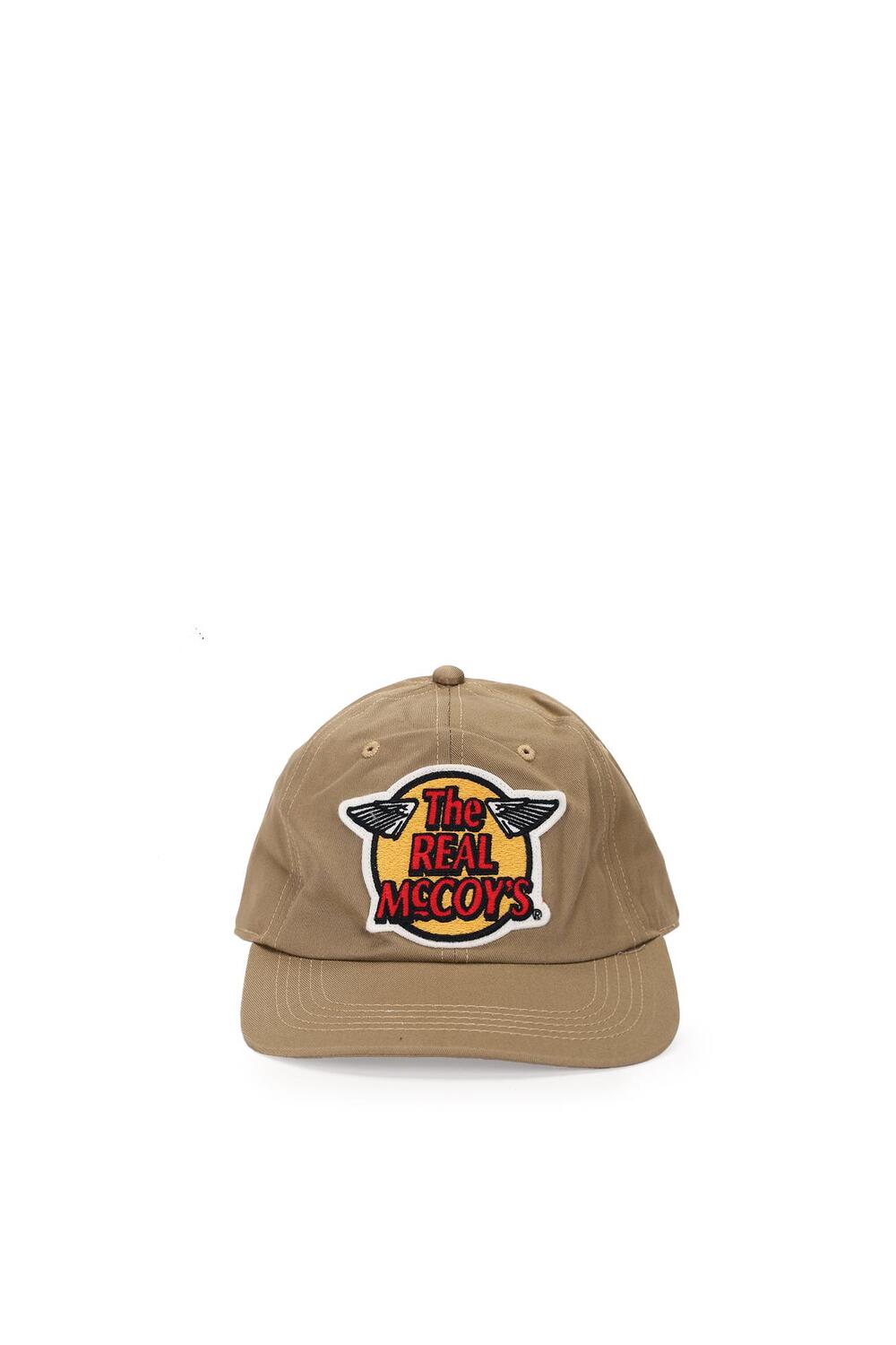 帽子 THE REAL McCOY'S LOGO BASEBALL CAP KHAKI The Real McCoy's Logo Baseball Cap Khaki – Frans Boone Store