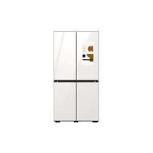 [삼성] BESPOKE 냉장고 4도어 프리스탠딩 패밀리허브 839 L 글램화이트