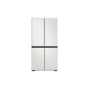 [삼성] BESPOKE 냉장고 4도어 키친핏 (상) 패널 코타화이트 RA-F17DUU01