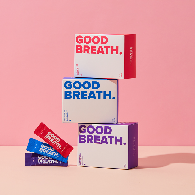 Breath Remover Good Breath 3 Box (Mint, Strawberry, Grape)