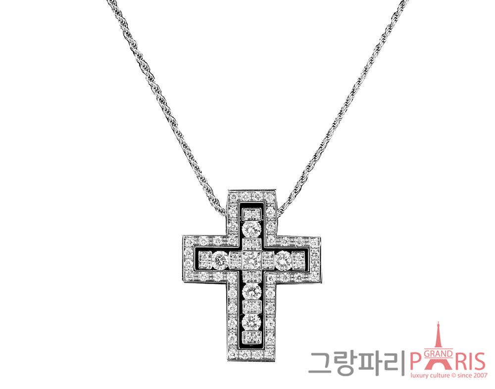 벨에포크 다이아몬드 네크리스 화이트골드