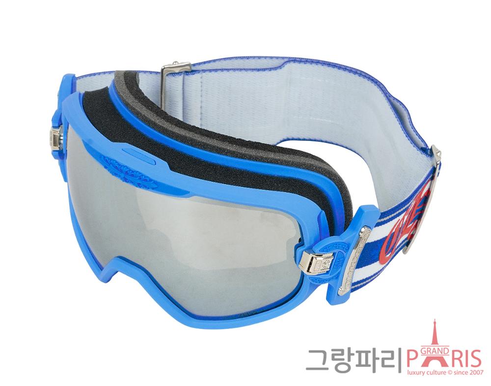 실버 모닝 스키 고글 블루