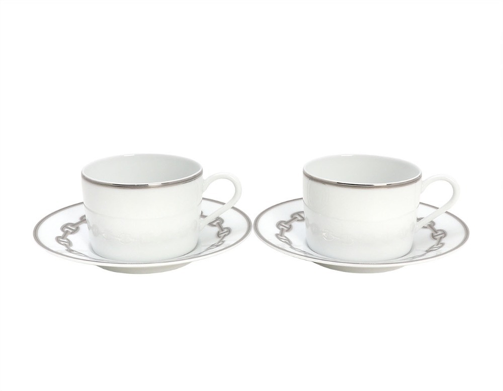 샹달 플래티넘 컵 앤 소서 Set