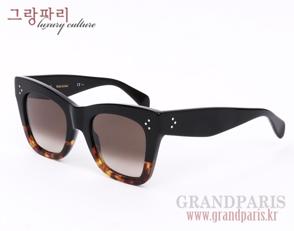 블랙 레오파드 프레임 선글라스 CL41090/S