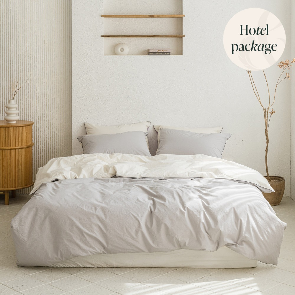 Polish 80 Goose-down Duvet Insert (weight of your choice)+ Scotch Duvet Pillow Cover Set Single / Queen / King
