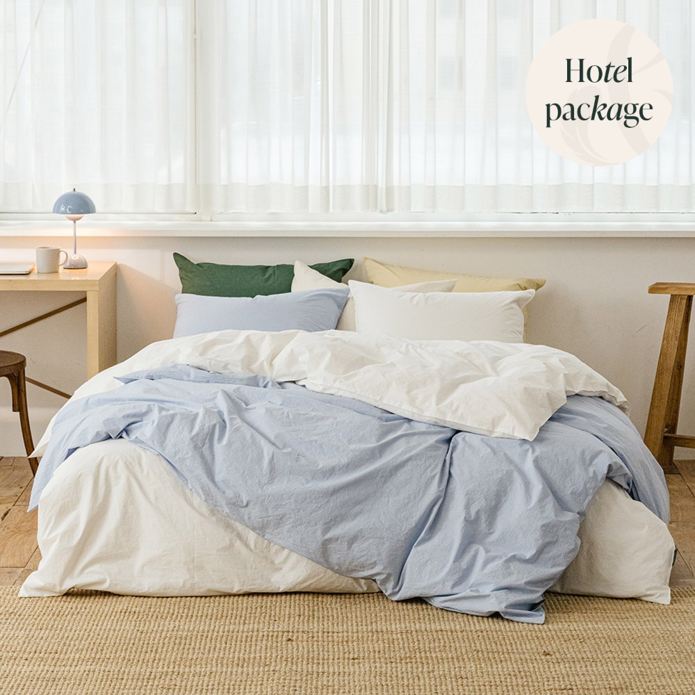 Polish 80 Goose-down Duvet Insert (weight of your choice)+ Daily Cotton Duvet Cover set Single / Queen / King